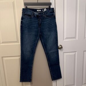 Banana Republic Men's Slim Jeans - Dark Blue